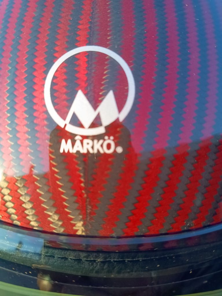 Marko Helmets DARK SIDE Carbone Techno Vintage!